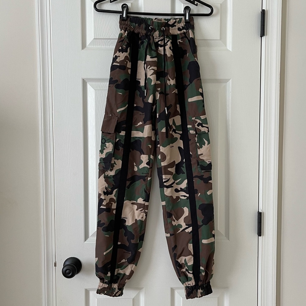 Danielle Guizio Camo print Pants